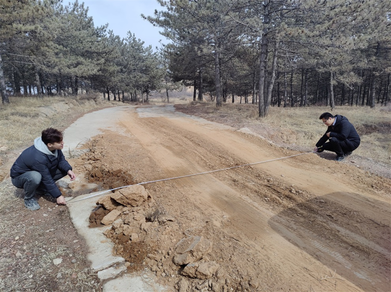 塌陷損毀道路工程現(xiàn)場(chǎng)調(diào)查